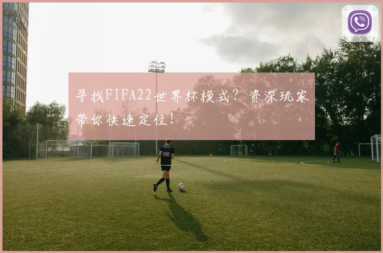 寻找FIFA22世界杯模式？资深玩家带你快速定位！