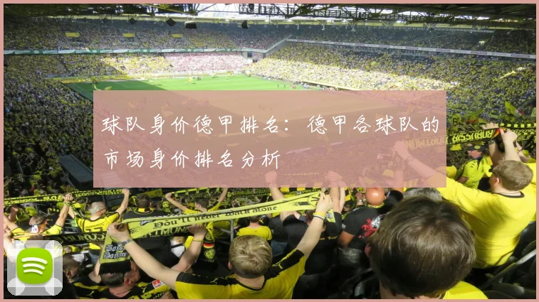 球队身价德甲排名:德甲各球队的市场身价排名分析