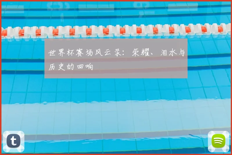 世界杯赛场风云录:荣耀、泪水与历史的回响